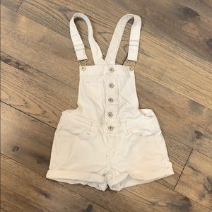 Girls size 12 Levi overall shorts